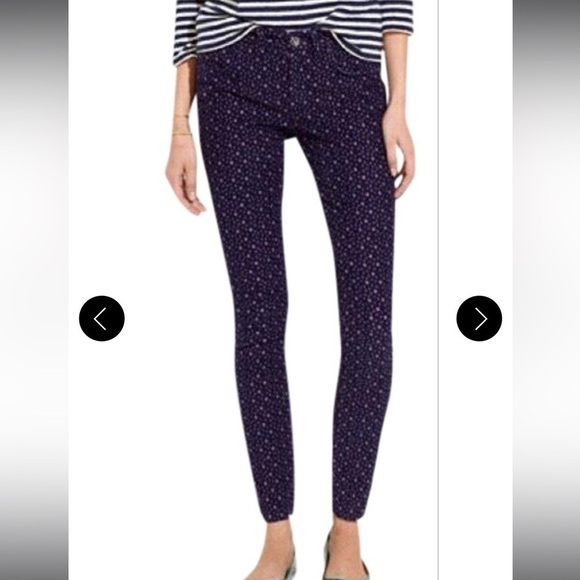 Madewell Pants - Madewell
Purple Corduroy Polka Dot Skinny Jeans